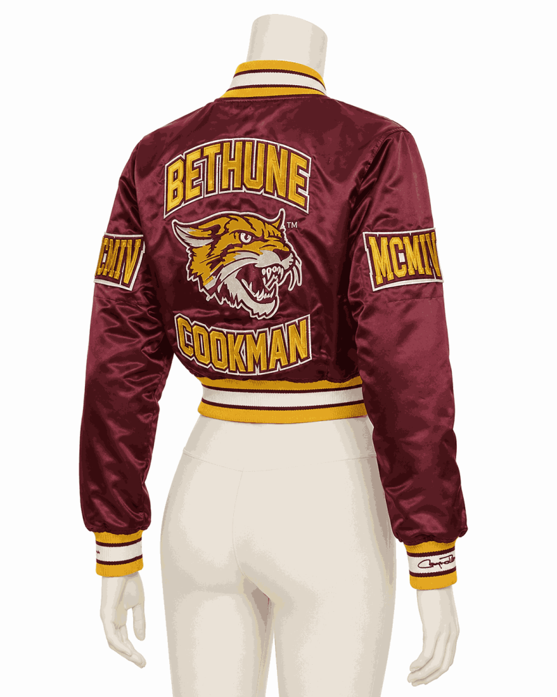 Women's Bethune Cookman University Style Satin Jacket