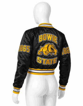 Women's Bowie State University Style Satin Jacket
