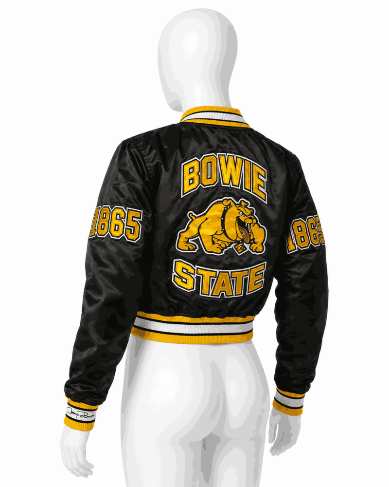 Women's Bowie State University Style Satin Jacket