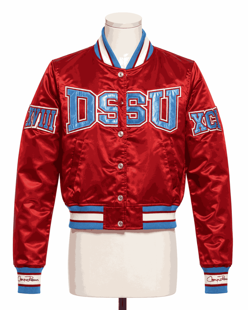 Women's Delaware State University Style Satin Jacket