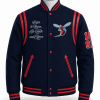 Women's Delaware State University Style Wool Varsity Jacket