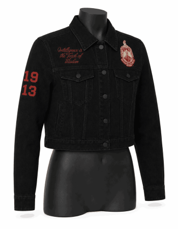 Women's Delta Style Cropped Denim Jacket