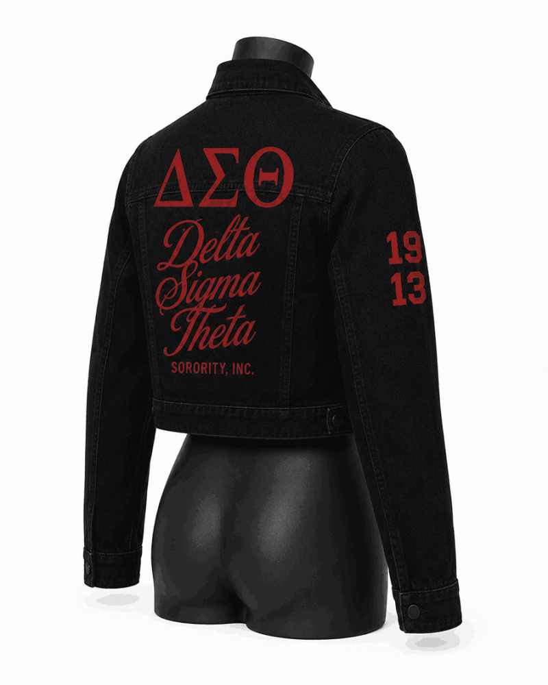 Women's Delta Style Cropped Denim Jacket
