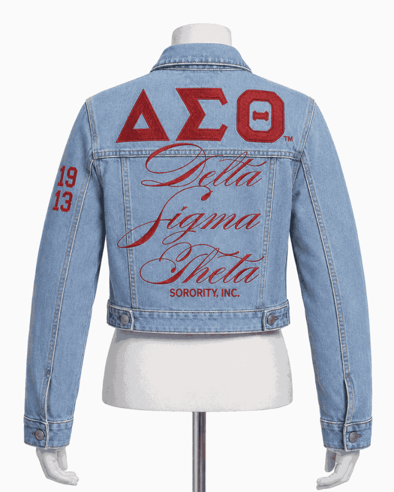 Women's Delta Vintage Style Cropped Denim Jacket