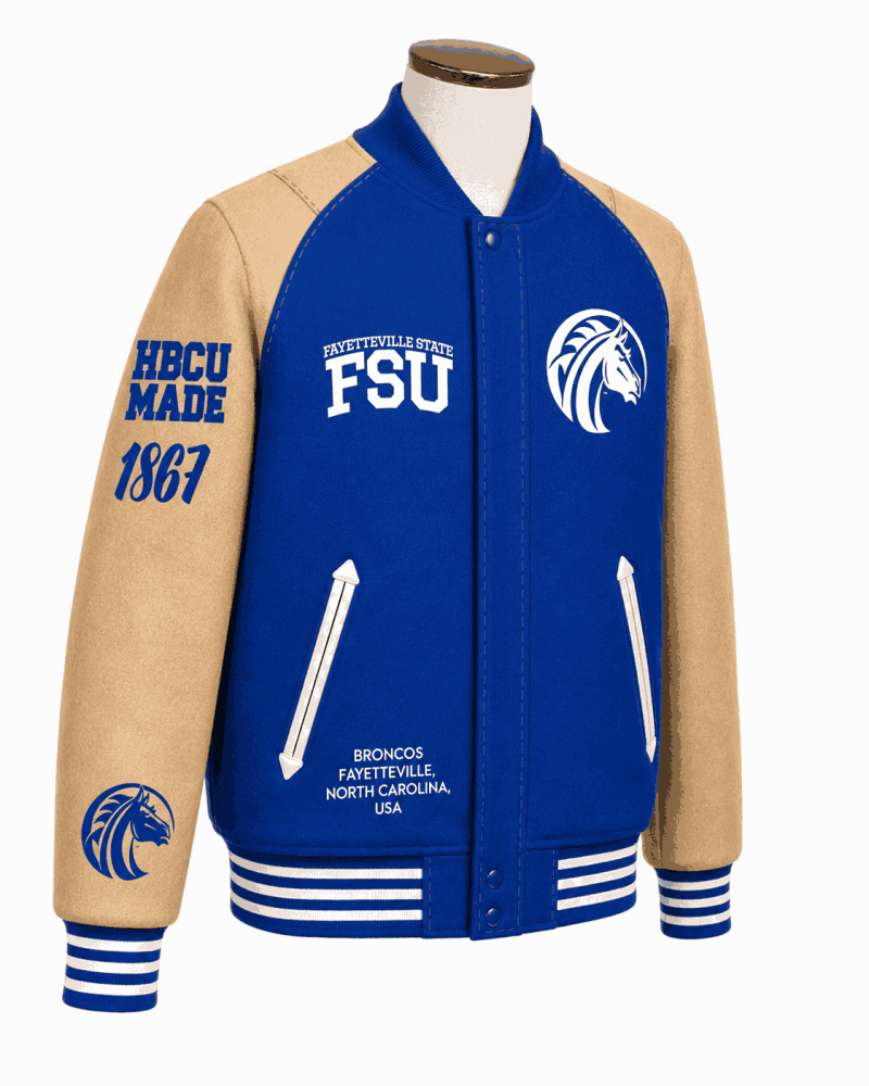 Women's Fayetteville State University Style Varsity Jacket