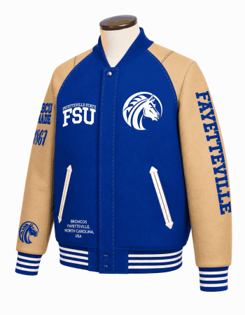 Women's Fayetteville State University Style Varsity Jacket