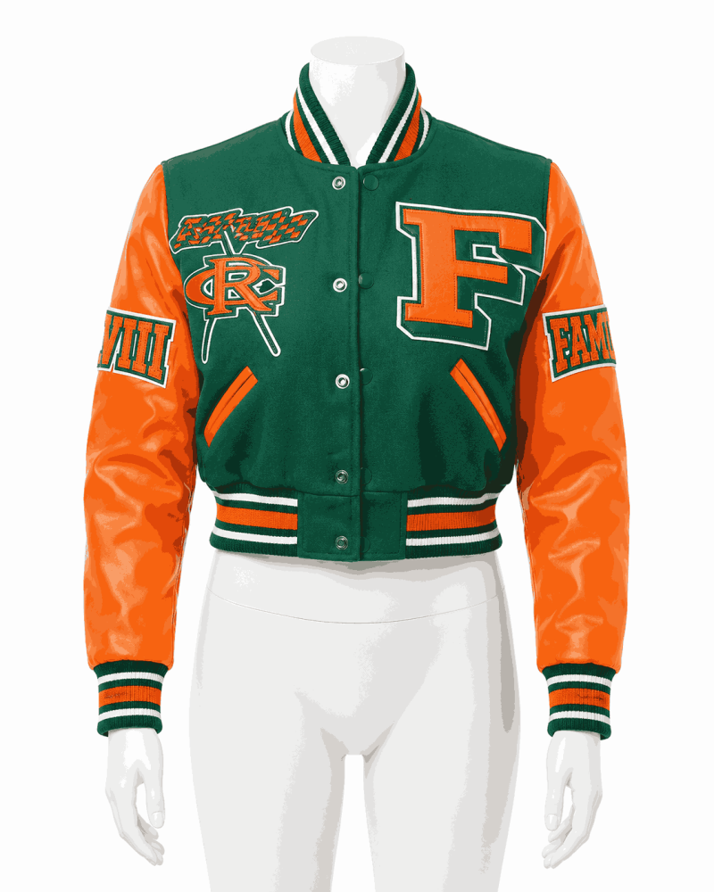 Women's Florida A&M University Style Varsity Jacket