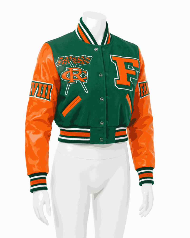 Women's Florida A&M University Style Varsity Jacket