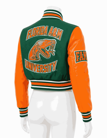Women's Florida A&M University Style Varsity Jacket