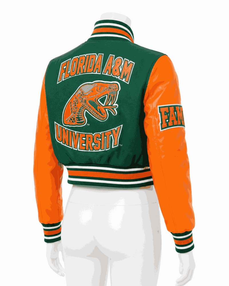 Women's Florida A&M University Style Varsity Jacket