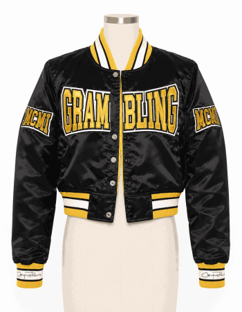 Women's Grambling State University Style Satin Jacket