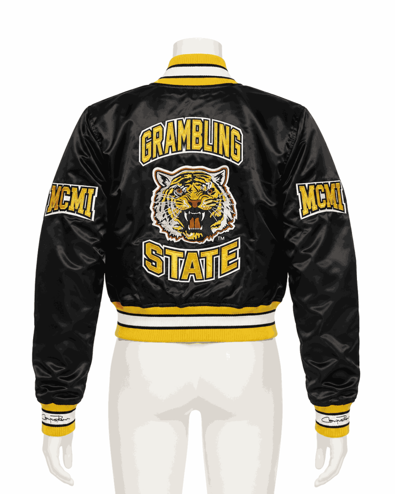 Women's Grambling State University Style Satin Jacket