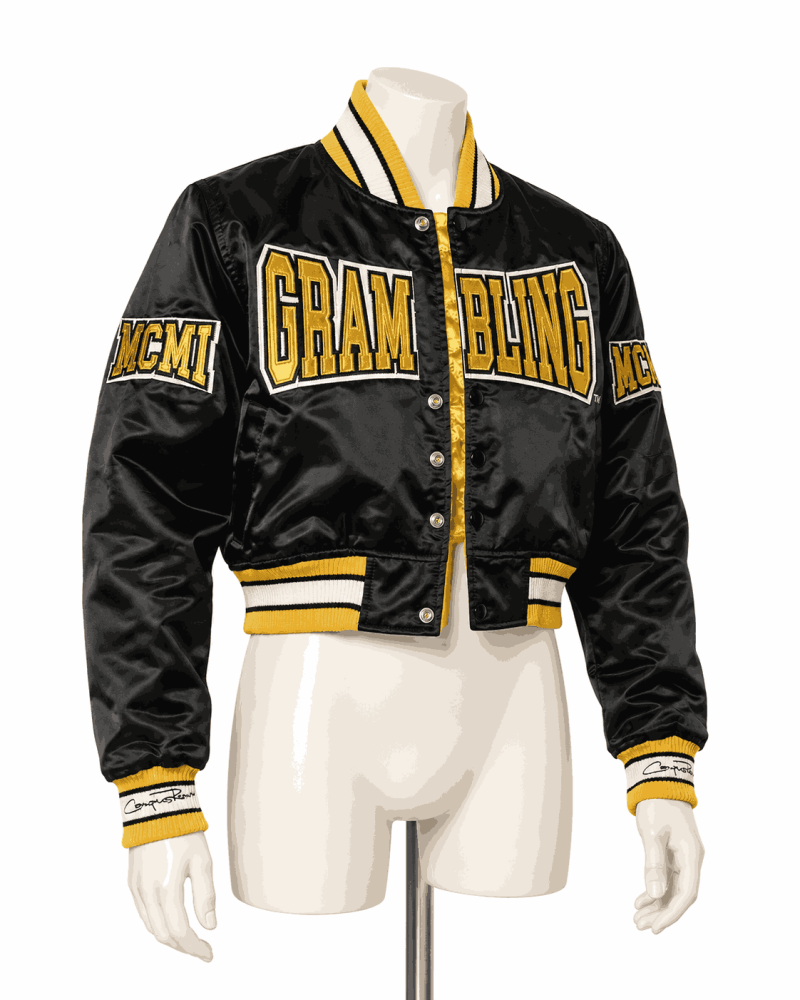 Women's Grambling State University Style Satin Jacket