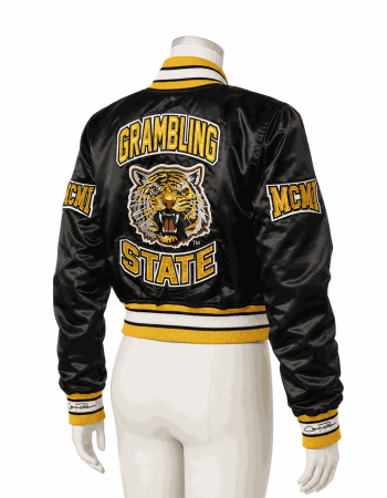 Women's Grambling State University Style Satin Jacket