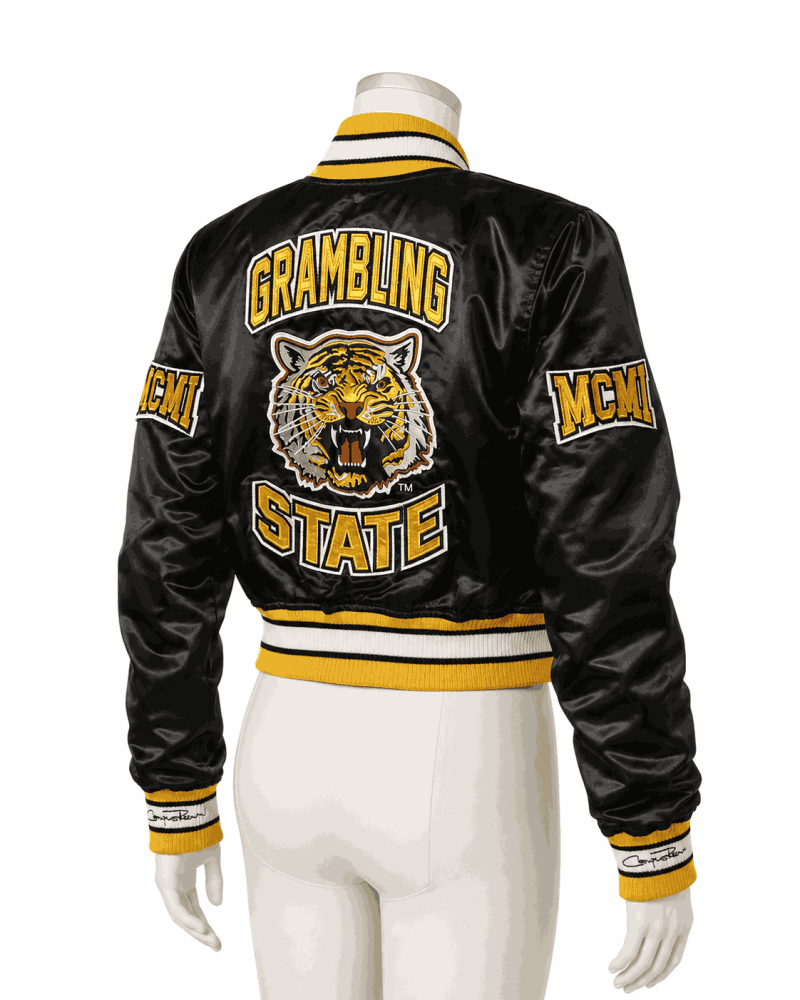 Women's Grambling State University Style Satin Jacket