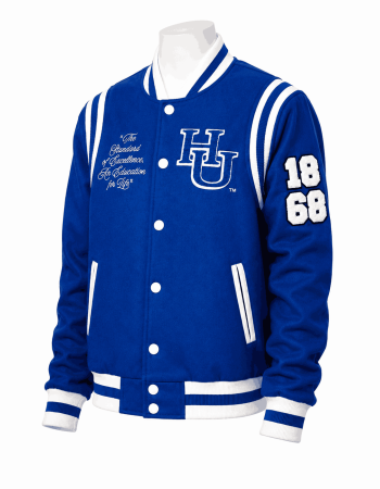 Women's Hampton University Style Royal Varsity Wool Jacket