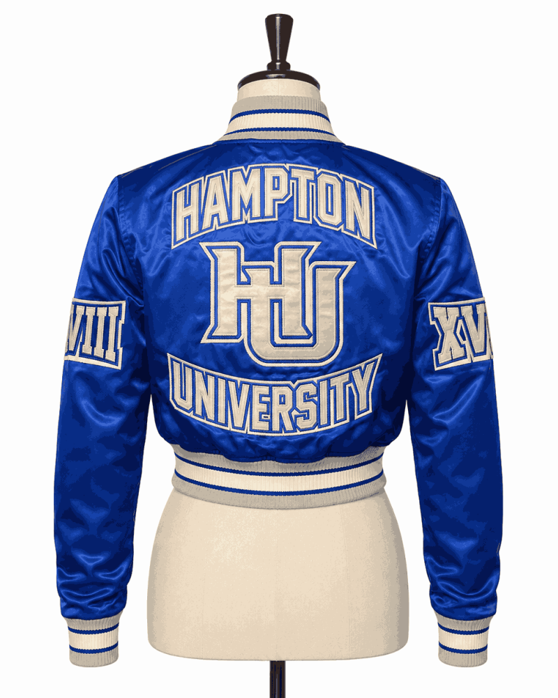 Women's Hampton University Style Satin Jacket