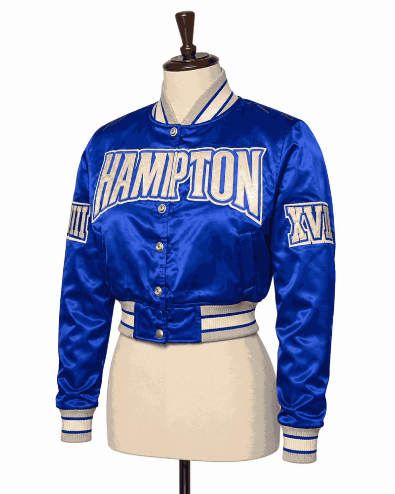 Women's Hampton University Style Satin Jacket