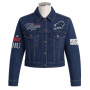 Women's Howard University Style Denim Jacket