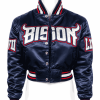 Women's Howard University Style Satin Jacket