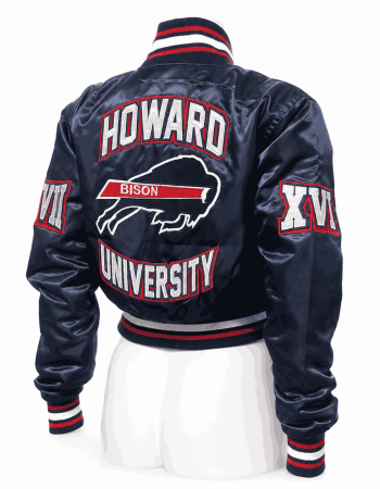Women's Howard University Style Satin Jacket