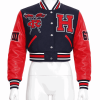 Women's Howard University Style Varsity Jacket