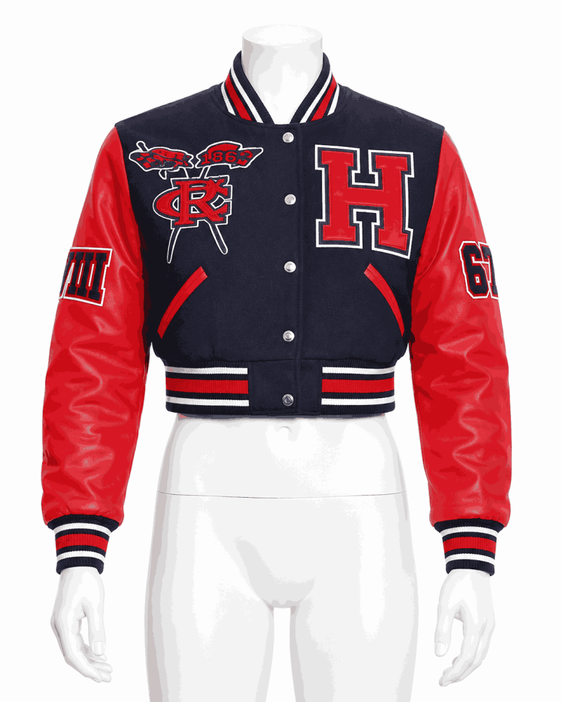 Women's Howard University Style Varsity Jacket