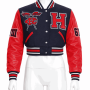 Women's Howard University Style Varsity Jacket