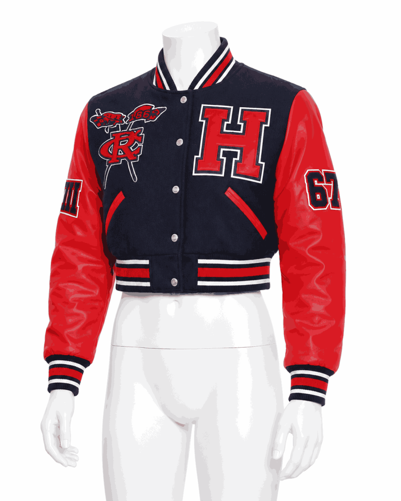 Women's Howard University Style Varsity Jacket