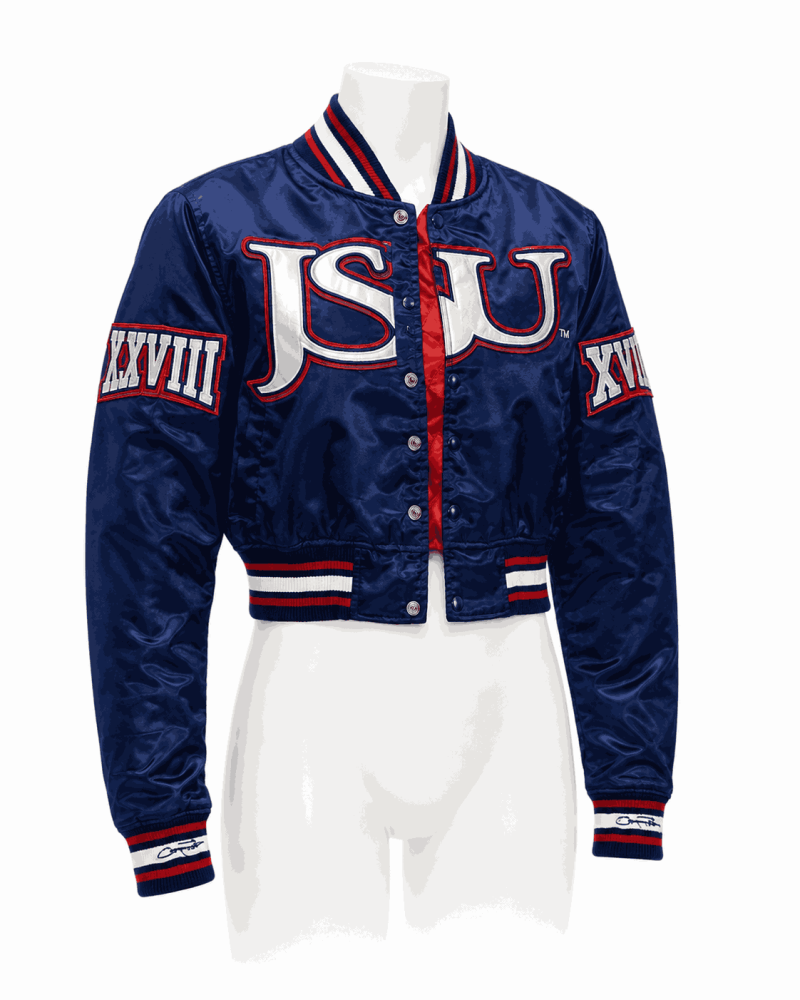 Women's Jackson State University Style Satin Jacket