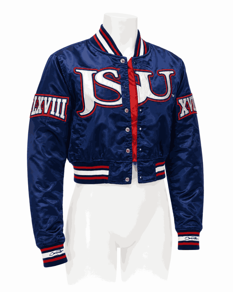 Women's Jackson State University Style Satin Jacket