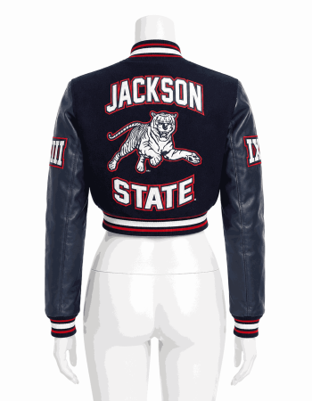 Women's Jackson State University Style Varsity Jacket
