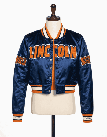 Women's Lincoln University Style Satin Jacket