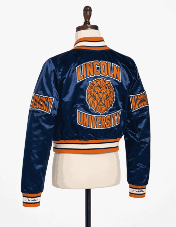 Women's Lincoln University Style Satin Jacket