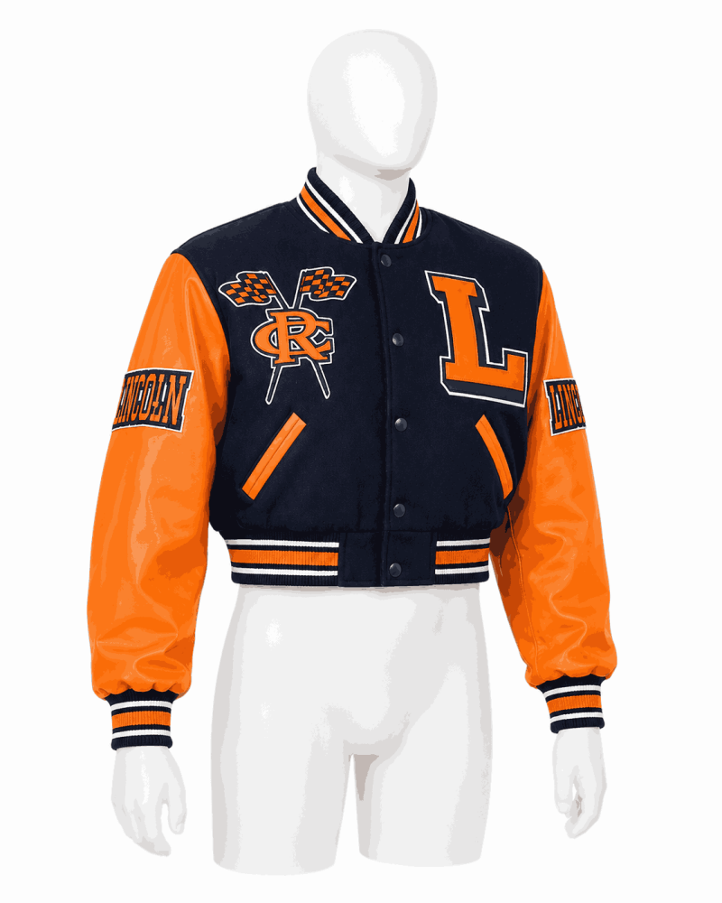Women's Lincoln University Style Varsity Jacket