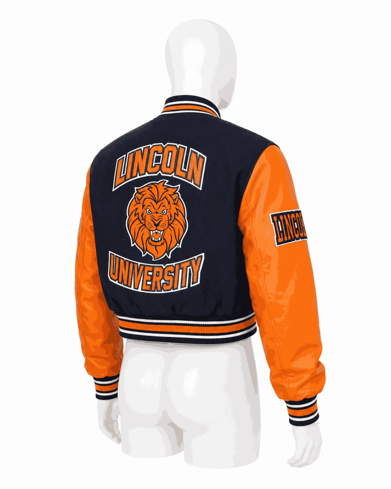 Women's Lincoln University Style Varsity Jacket