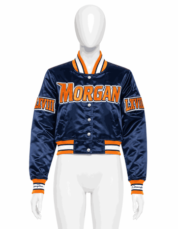 Women's Morgan State University Style Satin Jacket