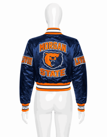 Women's Morgan State University Style Satin Jacket