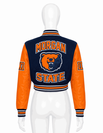 Women's Morgan State University Style Varsity Jacket