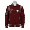 Women's North Carolina Central Maroon Style Varsity Wool Jacket