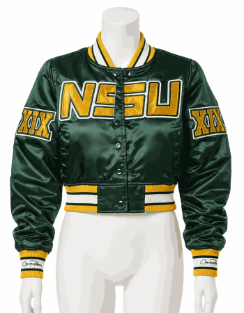 Women's Norfolk State University Style Satin Jacket