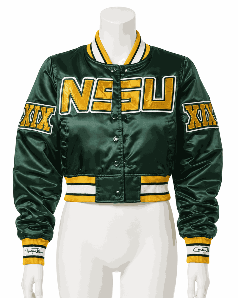 Women's Norfolk State University Style Satin Jacket