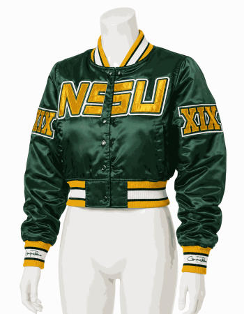Women's Norfolk State University Style Satin Jacket