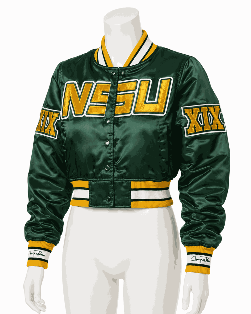Women's Norfolk State University Style Satin Jacket