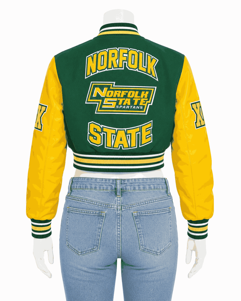 Women's Norfolk State University Style Varsity Jacket