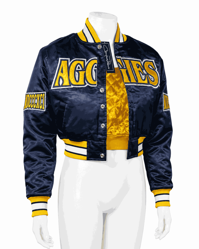 Women's North Carolina A&T State University Style Satin Jacket