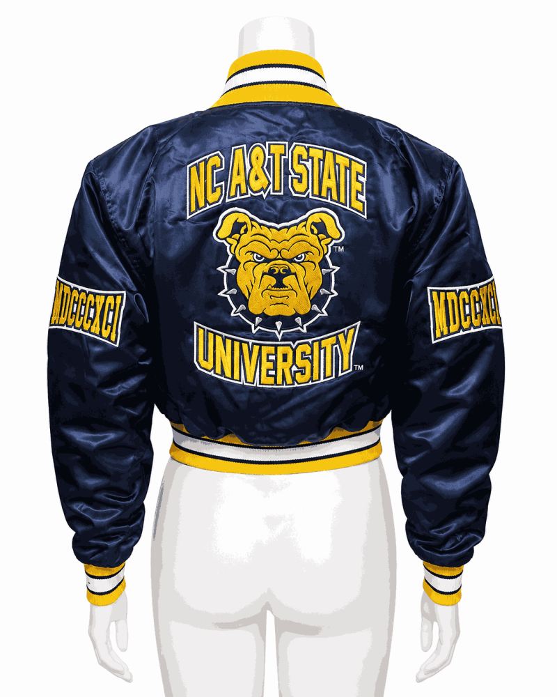 Women's North Carolina A&T State University Style Satin Jacket