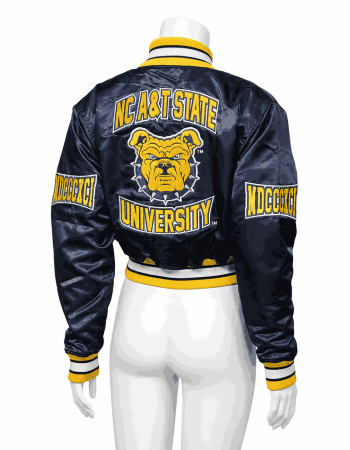 Women's North Carolina A&T State University Style Satin Jacket
