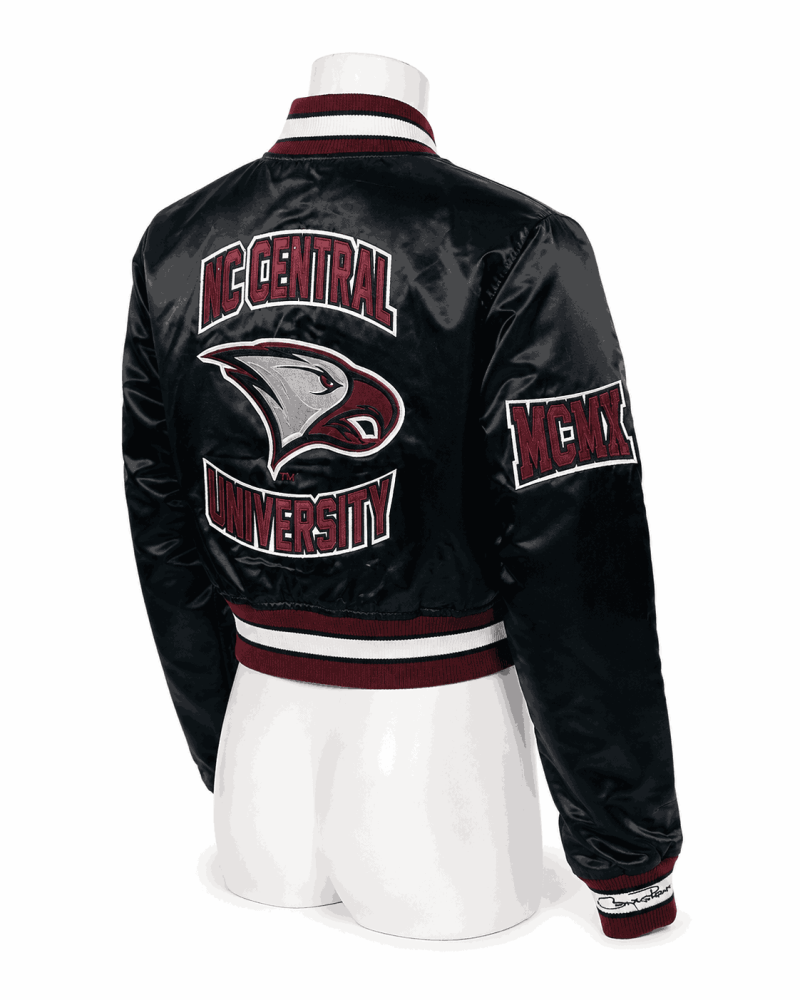 Women's North Carolina Central University Style Satin Jacket