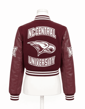 Women's North Carolina Central University Style Varsity Jacket